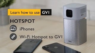 How to Connect GV1 with iPhoneiPad through Hotspot [upl. by Asiul]