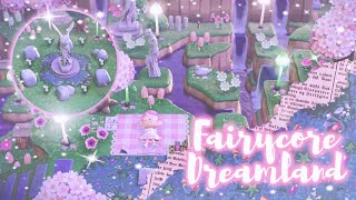 The BEST Fairycore Inspiration 🌸💕 Animal Crossing New Horizons Island Tour ✨ [upl. by Llerryt759]