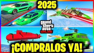 TOP 13 Vehículos que DEBES TENER en GTA Online 2025 [upl. by Akiemat526]