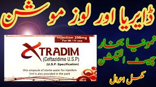 Xtradim 250mg inj  Antibiotic  Ceftazidime injection benefits and sideeffects usese in Urdu [upl. by Aurel727]