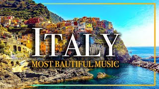 The Best 🇮🇹 Italian Music amp aerial 4K Italy landscapes The most beautiful amp famous🇮🇹songs [upl. by Checani]