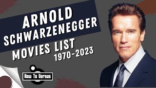 Arnold Schwarzenegger  Movies List 19702023 [upl. by Salb]