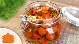 Tomate Confit conserva de tomatinhos [upl. by Ycrem]