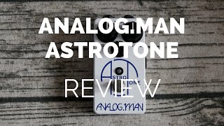 Review Analogman Astrotone Fuzz Guitar Pedal [upl. by Llednar]