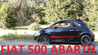 2013 Fiat 500 Abarth Turbocharged Car Review [upl. by Aneeg757]