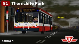 TTC Thorncliffe Park Roblox [upl. by Swerdna902]