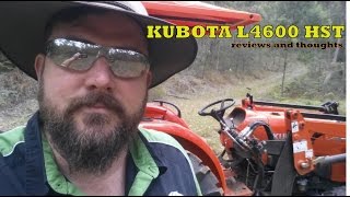 Kubota L4600 Tractor 4wd HST Review [upl. by Shawnee]