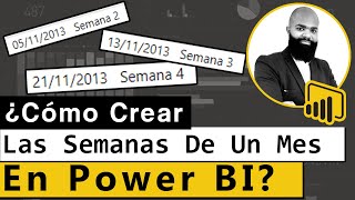 📅 ¿Cómo Generar Las Semanas De Un Mes Específico  Power BI DAX [upl. by Arabeila]