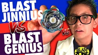 Beyblade Burst  Blast Jinnius vs Blast Genius New Beyblade Burst Battle amp Unboxing [upl. by Harlan]