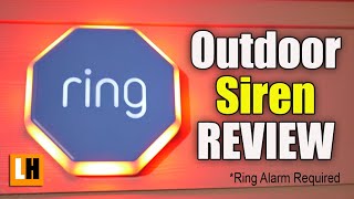 Ring Alarm Outdoor Siren Review  Is it LOUD [upl. by Ailisab]