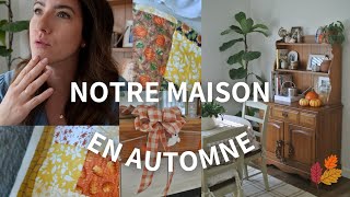 Notre maison en automne  HOME TOUR [upl. by Asertal]