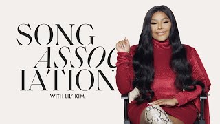 Lil Kim Raps The Notorious BIG Cardi B and Sings Cher in a Game of Song Association  ELLE [upl. by Ebner801]