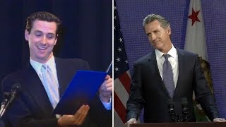 Gavin Newsoms rise from renegade SF mayor to governor of California  Timeline [upl. by Pasahow219]