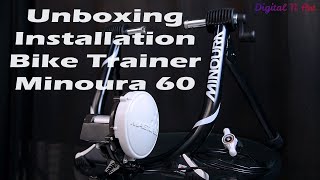 Unboxing And Installation Bike Trainer Minoura 60 [upl. by Decamp]