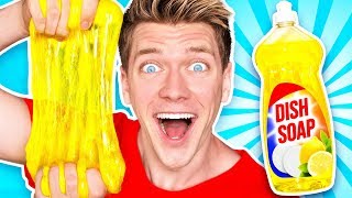 Making Slime out of Weird Objects Learn How to Make No Glue Diy Best Slime vs Real Food Challenge [upl. by Lamak]