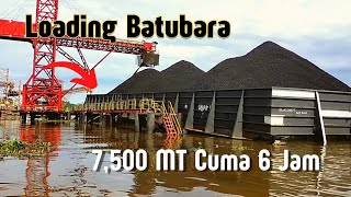 Tongkang Batubara Muatan 7500 MT cuma 6 Jam [upl. by Corin]