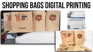 Shopping Bags Digital Printing Machine [upl. by Latta]