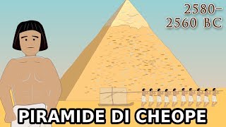 La STORIA delle PIRAMIDI la Piramide di Cheope Giza [upl. by Mmada]