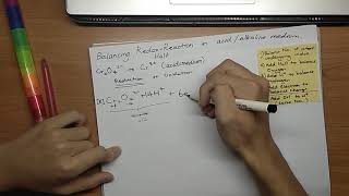 Redox Half Equation Example 2 Cr2O7 2 to Cr3 [upl. by Oisor]