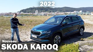 Nouveau SKODA KAROQ 2022  Essai Complet [upl. by Ecneralc]