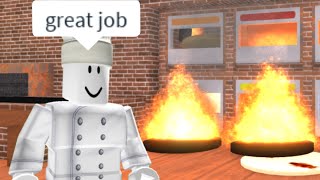 How Not to Work at a Pizza Place Roblox [upl. by Finny88]