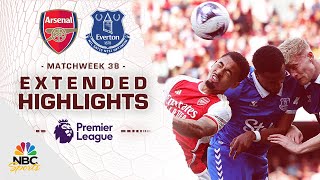 Arsenal v Everton  PREMIER LEAGUE HIGHLIGHTS  5192024  NBC Sports [upl. by Bekha]