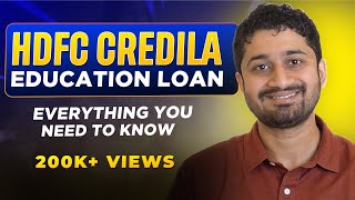 Everything About HDFC Credila Education Loans for Abroad Interest Rates amp Application Process [upl. by Hicks]