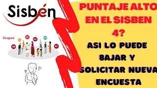 ✅COMO BAJAR EL PUNTAJE EN EL SISBEN 4 Y SOLICITAR NUEVA ENCUESTA 2021 sisben4 [upl. by Aissenav930]