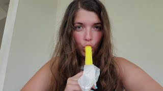 Sucking A Popsicle  Mouth Sounds  No Talking ASMR [upl. by Corena758]