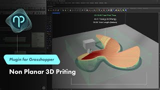 NonPlanaR3D Tutorial  Non Planar 3D printing algorithm for Grasshopper [upl. by Aes]