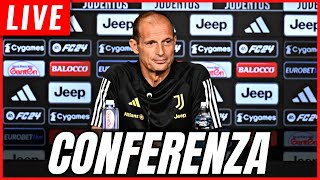 🔴 LIVE  CONFERENZA STAMPA ALLEGRI pre JUVENTUS  ROMA [upl. by Capriola680]