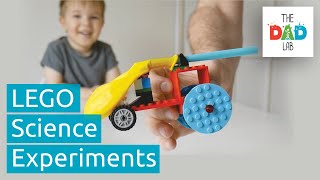 5 Science Experiments with LEGO Bricks  Kids Science  AD [upl. by Ahsircal]