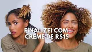 FINALIZEI MEU CABELO CRESPO COM SEDA BOOM [upl. by Ormond]