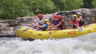 French Broad River Rafting with Nantahala Outdoor Center [upl. by Champaigne878]