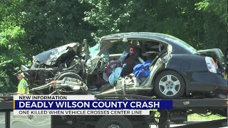 1 person killed in Wilson County crash [upl. by Faux426]