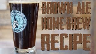 Home Brewing All Grain Brown Ale Beer Recipe [upl. by Revert]