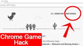 ✔ Hacked Chrome Dinosaur Game [upl. by Analli]