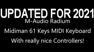 M Audio Radium61 Radium49 Midiman DRIVERS mAudio [upl. by Alekram]