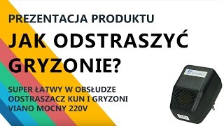 Jak odstraszyć gryzonie Odstraszacz gryzoni do kontaktu Viano Mocny 220V [upl. by Kcirrem522]