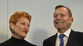 Saying the unsayable Abbott praises Hanson at book launch [upl. by Adnohser]