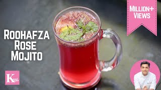 RoohAfza Lemon Drink  Rose Mojito  Rooh Afza Summer Drink  Holi Special Recipe  Kunal Kapur [upl. by Enyleuqcaj]