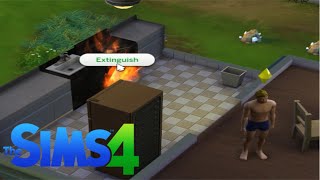 The Sims 4 How To Put Out A Fire 101 No Commentary [upl. by Lydie]