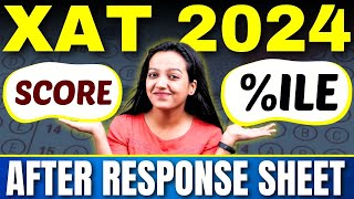 XAT Expected Score Vs Percentile after Response Sheet Out ✅ mba xat2024 [upl. by Bela]