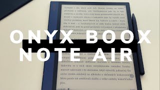 Onyx Boox Note Air Moje čtečka na čtení a psaní 4K [upl. by Sybila]