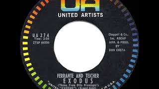 1961 HITS ARCHIVE Exodus  Ferrante amp Teicher a 1 record [upl. by Mathian462]