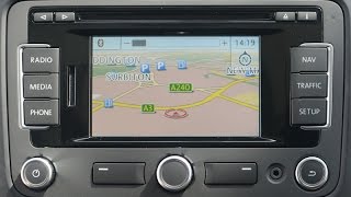 VW RNS315 Navigation System [upl. by Nnaacissej603]