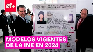 Modelos credencial INE 2024 ¿Cuáles están vigentes y permiten votar  N [upl. by Madda]