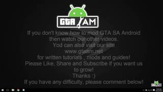 How to mod GTA SA Android Correctly Tutorial [upl. by Aikaz495]