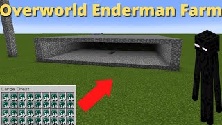 Early Game Overworld Enderman Farm Tutorial Minecraft 121 [upl. by Coltson615]