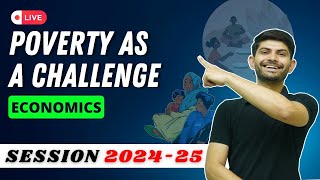 Poverty As a Challenge  Live Poll session  Class 9 Economics 202425 [upl. by Aiuoqes]